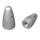 Tecnoseal Zinc Volvo Penta Propeller Nut Anodes, Shaft Ø25–45 mm