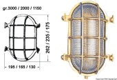 Osculati 32.203.40 - Oval Turtle Lamp 195x262 mm