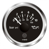 VDO A2C59514112 - Veratron ViewLine Engine Oil Pressure 10Bar Black 52mm