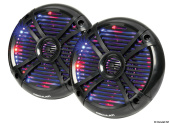 Osculati 29.747.02 - 2-Way Speakers with RGB Programm.LEDs 5.25 Black