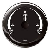 VDO A2C59512402 - Synchronizer -500 / +500 rpm 12-24V DLRB Black ViewLine 85 mm
