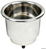 Osculati 48.430.01 - Stainless Steel Glass Holder with Drain Hole