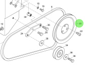 Steyr 2179023-1 - Belt-Driven Raw Water Pump with Pulley for D210 Engines (KTL)