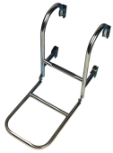 Allpa Stainless Steel Bathing Ladder, 4-Steps, For Deck Mount, Dims. Unfolded 260x1010mm, Tube Ø20mm