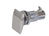 Talamex Flush Cabinet Latch Stainless Steel Deluxe, Square Handle