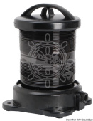 Osculati 11.418.08 - DHR 360° Green Navigation Light Circular Base 24V 25W – MED 2014/90/EU for Vessels up to 50 m