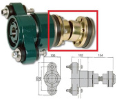 Aquadrive 6070019 CV10 Extended (Custom Length) Constant Velocity Joint WL = to 1000 mm for CVB10.10