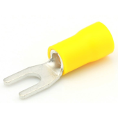Fork Terminal - 5.3 mm, Yellow, 50 pcs.