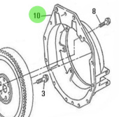 Nanni Diesel 970301400 - Flywheel Housing for S5 H and HE Engines