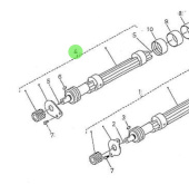 Nanni Diesel 970311115 - Shaft for Camshaft and Balancing Shaft Assemblies