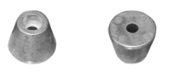 Tecnoseal Zinc Compatible Volvo Penta Propeller Nut Anode for 4/6 HP 3-Blade Prop