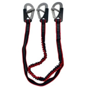 Ocean Safety Elastic Lanyard 3 Carabiners