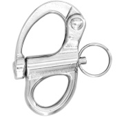 Hollex Snap Shackle 66mm Fixed Eye Stainless Steel 316