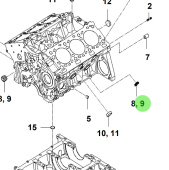 Bukh 15717-13113 - Tapered Plug for S270J Cylinder Blocks