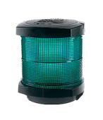 Hella Series 2984 Signal Light, 12v/25w, 360°, BSH-2NM, Black Housing With Green Lens