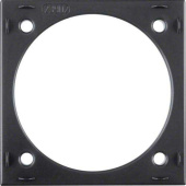 Berker Integro Surface-mounted Spacer Ring, Anthracite Glossy