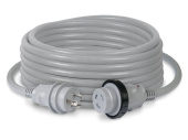 Marinco 6153SPPW - 50A 125V Cordset 50' Molded White Grey