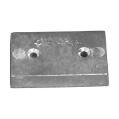 Tecnoseal Rectangular Trim Tab Zinc Anode 110x67x20 mm