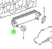 Nanni Diesel 970312218 - Engine Oil Cooler Assembly for T4.155 and 4.380TDI Engines