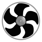 Quick Left Propeller For Bow Thruster BTQ + BTR Ø185 Mm