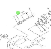Nanni Diesel 970302053 - Regulator Adjustment Bolt for 4.190HE Engines