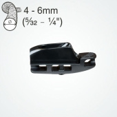 Clamcleat CL826-72 Aero Cleat with CL272 Nylon Mk2 Junior for 4–6 mm Rope