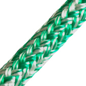 English Braids 96120200928 Dyneema Cruising 12mm White/Green