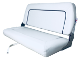 Allpa Folding Bench 'Coach De Luxe Twin', White; Dim. 51x94x44cm