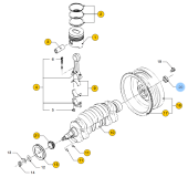 Vetus STM2574 - Ball Bearing M4.15 - M4.56