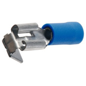 Euromarine Splice Connector With Clip 6,3mm Blue - Set Of 5