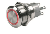 BEP 80-511-0001-00 - Switch Push-Button On/Off 12V Red, LED