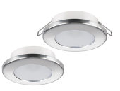 Quick TED C Dual IP40, Stainless Steel 316 Polished, Warm White/Red Light