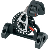 Ronstan RF72175 Series 75 Ratchet Pivoting Low Lead Block with Cleat, Single