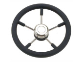 Savoretti T9 Steering Wheel Stainless Steel and Polyurethane