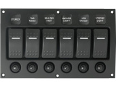 Talamex Switch Panel Curved Design 6 Switches