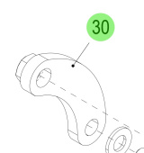 Steyr 2180987-0 - Alternator Holding Plate