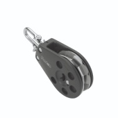 Barton 90500 – Ratchet Block 55mm Hard Anodised Aluminium Sheave, Ball Bearing, Max Rope 10mm