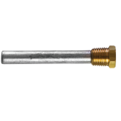 Tecnoseal TEC-SD6 - Sen-Dure Pencil Anode Ø 9,5 L. 63,5 Complete With Brass Plug Th. 1/4'' NPT