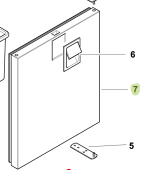 Isotherm SGC00351AA – Inox Door for White Full Size Ice Maker