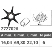 Finnord Impeller Johnson / EV. Yamaha 2T 25-40HP