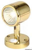 Osculati 13.947.01 - Hinged Spot Light With 60mm Switch, Polished Brass