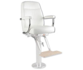 Pörtner helm seat California H / White Skai