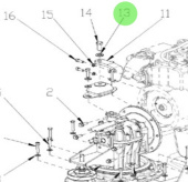 Nanni Diesel 970649109 - D16 Spring Washer for Engine Mounting