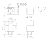 Marco Relay 24V 4 Pins 20A With Plastic Bracket