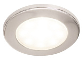 Hella Marine 2JA 980 820-017 - EuroLED 115 Down Lights With White Spacer, White LED, Stainless Steel Rim bulk 10-33V