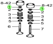 Nanni Diesel 970314122 - Valve Spring Retainer Lock