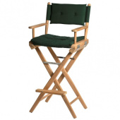 High Teak Folding Director's Chair Groen Deluxe