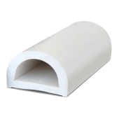 Allpa PVC Fender Profile 'Dock 90' B=90mm, White, 16m