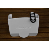 Humminbird TFA Transducer Protection Cover For Mega Live, White, Starboard Side