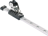 Antal 621.492 - Aluminum/Stainless Steel Genoa Car 26x4, With Sliding Inserts, 96x38x91mm, Swl 800kg